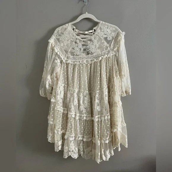 Spell & The Gypsy Collective: Dawn Lace Mini Playdress Size M - Picture 2 of 10
